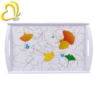 Custom Size Melamine Serving Tray With Handle