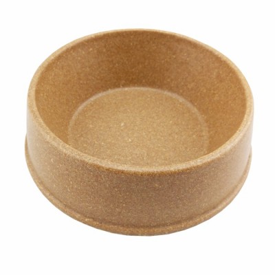 bamboo fiber pet water food bowl, bamboo fiber pet dog dish